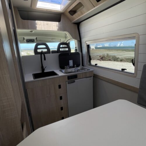 7 Fiat Ducato camperizada en Cádiz SurVan Camper camperizar furgoneta para ebike o windsurf sup surf